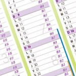 Calendrier A5 chevalet
